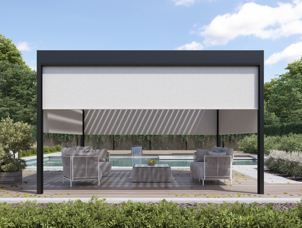 AirCube Plus Pergola Lamellendach Freistehend