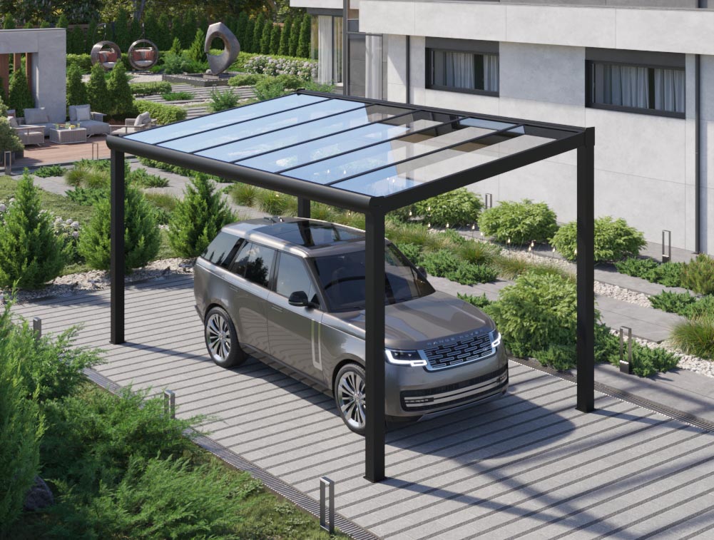Carport Freistehend aus Aluminium