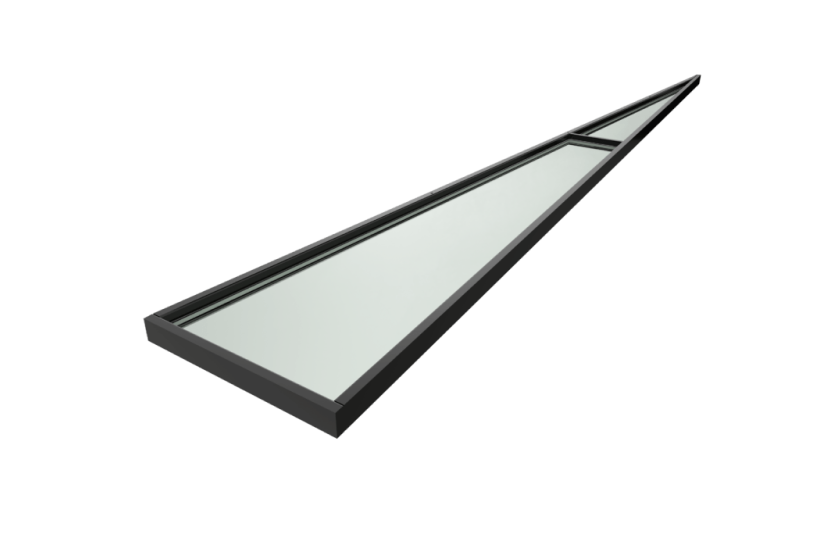 Seitenkeil für Glasschiebewand